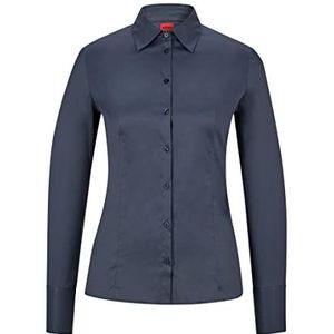 HUGO Damesblouse The Fitted Shirt, Open Blue464, 38