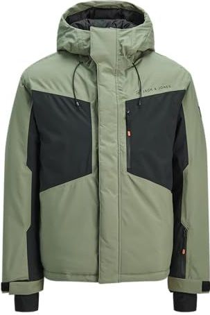 JACK & JONES Heren Jjalpes Ski Jacket Aw25, Laurel Wreath, l, Laurel Wreath, L