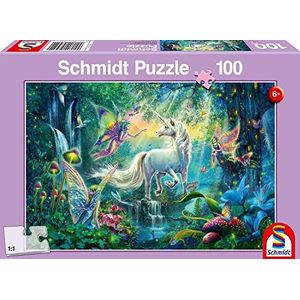 Schmidt - SCH-56254 - Mythisch koninkrijk, 100 stukjes Puzzel - vanaf 6 jaar - dieren puzzel