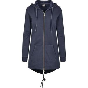 Urban Classics Dames Ladies Sweat Parka S Navy, Donkerblauw, S