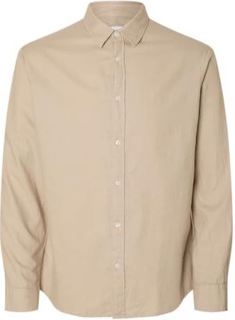 Selected - Slim Fit Overhemd - Houthakkershemd - Lange Mouwen