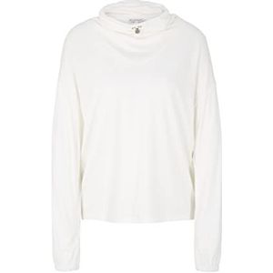 TOM TAILOR Dames T-shirt met lange mouwen 1035691, 10315 - Whisper White, S