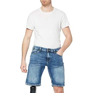Cross Heren Leom Shorts, blauw (Mid Blue 236), 31W x 34L