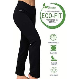 Ginadan Eco-Fit comfort, milieuvriendelijke leggings, rechte pijpen.
