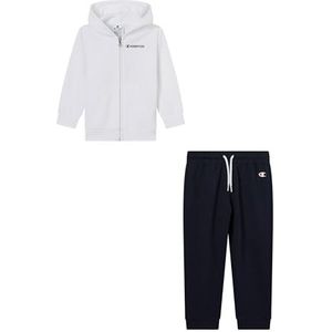 Champion Legacy pak met capuchon en volledige rits voor jongens, Wit, 68