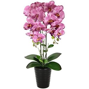 Kunstorchidee in pot, kunstorchidee, bloemen, kunstorchidee, phalaenopsis, als echte bruiloftsdecoratie, zijden bloem, echte touch, tafelbloemstuk, zijden bloem