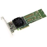 KALEA-INFORMATIQUE M2 PCIe 3.0 x8-controllerkaart voor 2 M.2 NVMe M Key SSD's. PLX PEX 8747-32GB chipset per SSD, 64G totaal. Hoog en laag profiel.