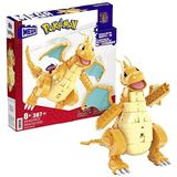MEGA Pokémon, bouwspeelgoed voor kids, Dragonite, beweegbare figuur in groot formaat, met bewegende bouwsteen voor geïntegreerde bewegingen, HKT25