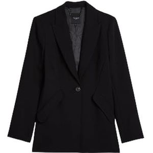 Ted Baker London MANABL Single Breasted Tailored Blazer Zwart, Zwart, 42