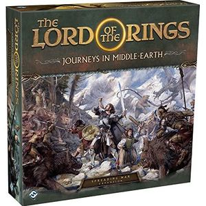 Fantasy Flight Games, Journeys in Middle-Earth: Spreading War Expansion, Miniature Game, 1 to 5 Players, Ages 14+, 60 to 120 Minute Playing Time, Multicolor, FFGJME08