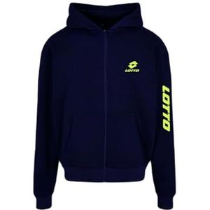 LOTTO Sweatshirt met capuchon voor heren, Blauw, S courte