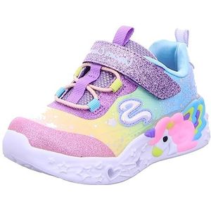 Skechers Unisex-Kind Eenhoorn Charmer-Twilight Dr Sneaker, Paars/Multi, 5 Toddler