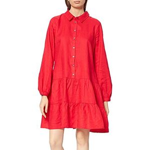 APART Fashion Dames Volants jurk, rood, normaal