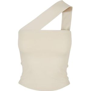 Urban Classics Dames Top Ladies One Strap Top whitesand XL, witzand., XL