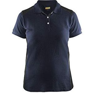 Blaklader 339010508699XXL Dames Polo Shirt, Donker Marineblauw/Zwart, Maat XXL