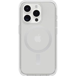 OtterBox Symmetry Clear voor MagSafe doorzichtige hoes voor iPhone 15 Pro, schokbestendig, valbestendig, dunne beschermende hoes, 3x getest volgens militaire standaard, Transparent