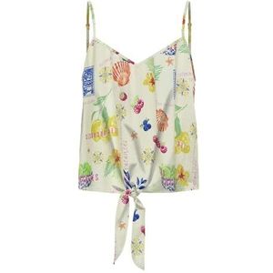 Onlnova Life Vis Knot Singlet AOP, cloud dancer, XL