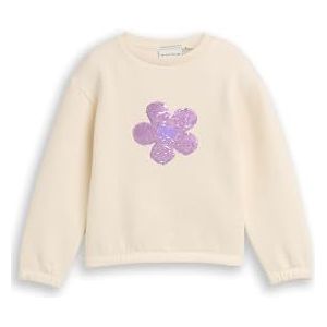 TOM TAILOR - Sweatshirt - Lichtlila - Met Motiefprint en Pailletten