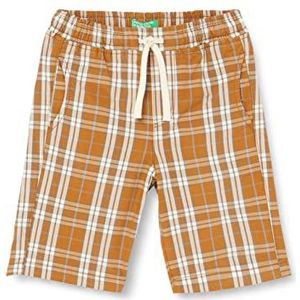 United Colors of Benetton Bermuda 42MMC901F Shorts, meerkleurig geruit 941, M kinderen, ruitpatroon meerkleurig 941, 130 cm