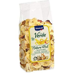 Vitakraft Vita Verde – traktatie banaan en appel voor alle knaagdieren – 100 g