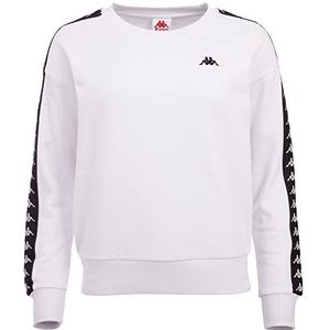 Kappa Deutschland Janka sweatshirt voor dames, wit (bright white), S