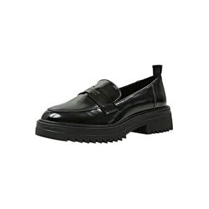ESPRIT Modieuze Chunky Penny Loafer, 001/BLACK, 38 EU, 001, zwart., 38 EU