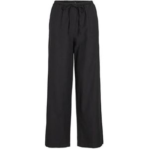 VILA - Broek - Zwart - Gevoerde Zoom - Loosefit - High Waist