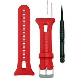 GARMIN Verwisselbaar Horlogebandje, Forerunner 15, Siliconen, Rood, Large