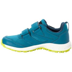 Jack Wolfskin uniseks-kind WOODLAND TEXAPORE LOW VC K Low-Top Trainers, Scuba, 40 EU