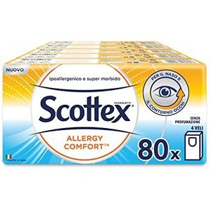 Scottex Pocket Allergy, 80 verpakkingen zakdoeken (8 x 10)