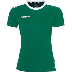 Kempa Handbal Emotion 27 Shirt voor dames, korte mouwen, handbalshirt, sport-T-shirt voor kinderen en volwassenen, voor dames en meisjes, handbalshirt