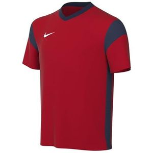 Nike Uniseks-Kind Short Sleeve Top Y Nk Df Prk Drb Iii Jsy Ss, Universiteit Rood/Midnight Navy/Wit, CW3833-658, M