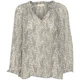 Blouse met lange mouwen Relaxed fit French Oak Paisley Print white black
