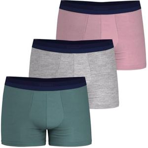 Eminence Set van 3 boxershorts Studio Celadon/grijs gemêleerd/roze XL, Celadon/Grijs/Roze, XL