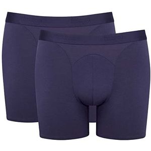 sloggi Heren Ever Soft Short 2P boxershorts, zwart, XXL, blauw (indigo blue), M