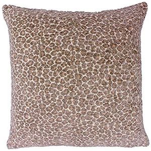 Paoletti LEO 45X45 C/CASE TAUPE, polyester, 45x45cm