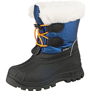 Kickers Sealsnow Sneeuwlaarzen voor kinderen, uniseks, Blauw Zwart, 28 EU