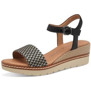 MARCO TOZZI 2-28720-44 damessandalen, zwart, 37 EU