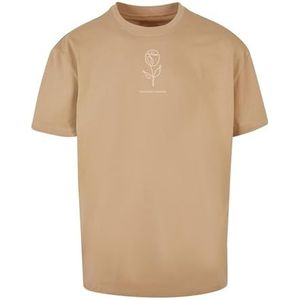 Merchcode Heren T-shirt 100% katoen Unionbeige XL, Unionbeige, XL