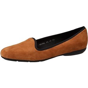 Geox Dames D ANNYTAH Ballet Flat, Cognac, 41 EU