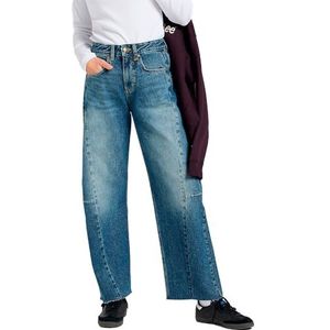 Lee Damesjeans Rider Barrel, Loose Fit, Wide Leg, Going Forward, 25W / 31L
