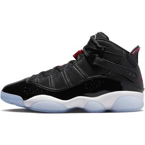 Nike Jordan 6 Rings sneakers voor heren, 44,5 EU, zwart gym rood, 44.5 EU
