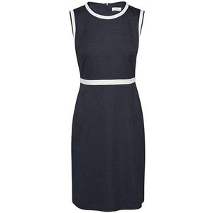 Cocktailjurk - Geruit - Korte Mouwen - Getailleerde Pasvorm