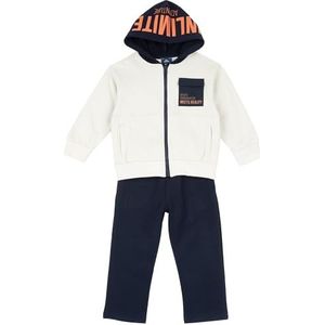 Chicco Tweedelig trainingspak voor jongens, Natuurlijk medium, 9 Maanden