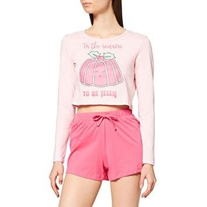 BRAVE SOUL Dames pyjama Set, roze, XS