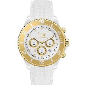 Ice-Watch - ICE chrono White gold - Wit dameshorloge met siliconen bandje - Chrono - 021595 (Medium)