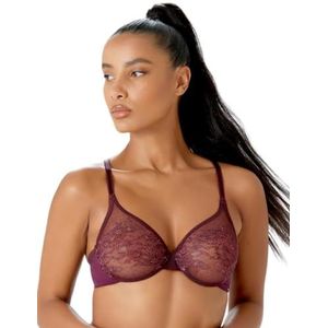 Gossard Glossies Sheer Beha voor dames, Vijg, 65B