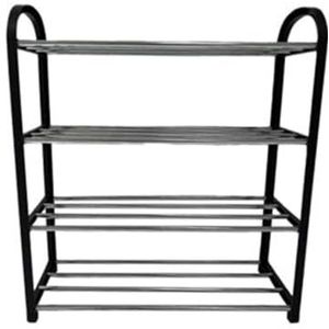 JE CHERCHE UNE IDEE, RG0030, 4 Level Shoe Rack, Optimization of space, Large storage capacity, practical and aesthetic design, Easy assembly, Durable materials