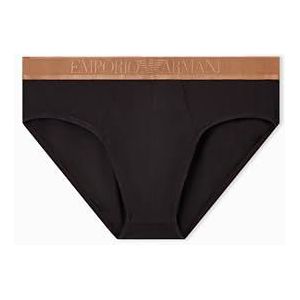 EMPORIO ARMANI Heren Soft Modal Slip Bruin, L, Bruin, L