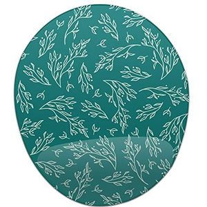 Bonamaison, Ergonomische muismat met polssteun, digitaal bedrukte muismat tegen schede problemen, antislip onderkant, voor kantoor en thuis, afmetingen: 20 x 23 cm